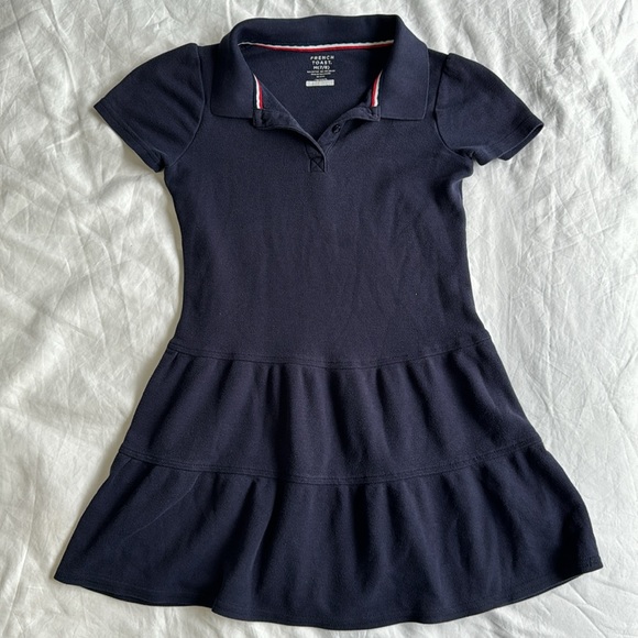 Girls French Toast Polo uniform Dress - Picture 3 of 8
